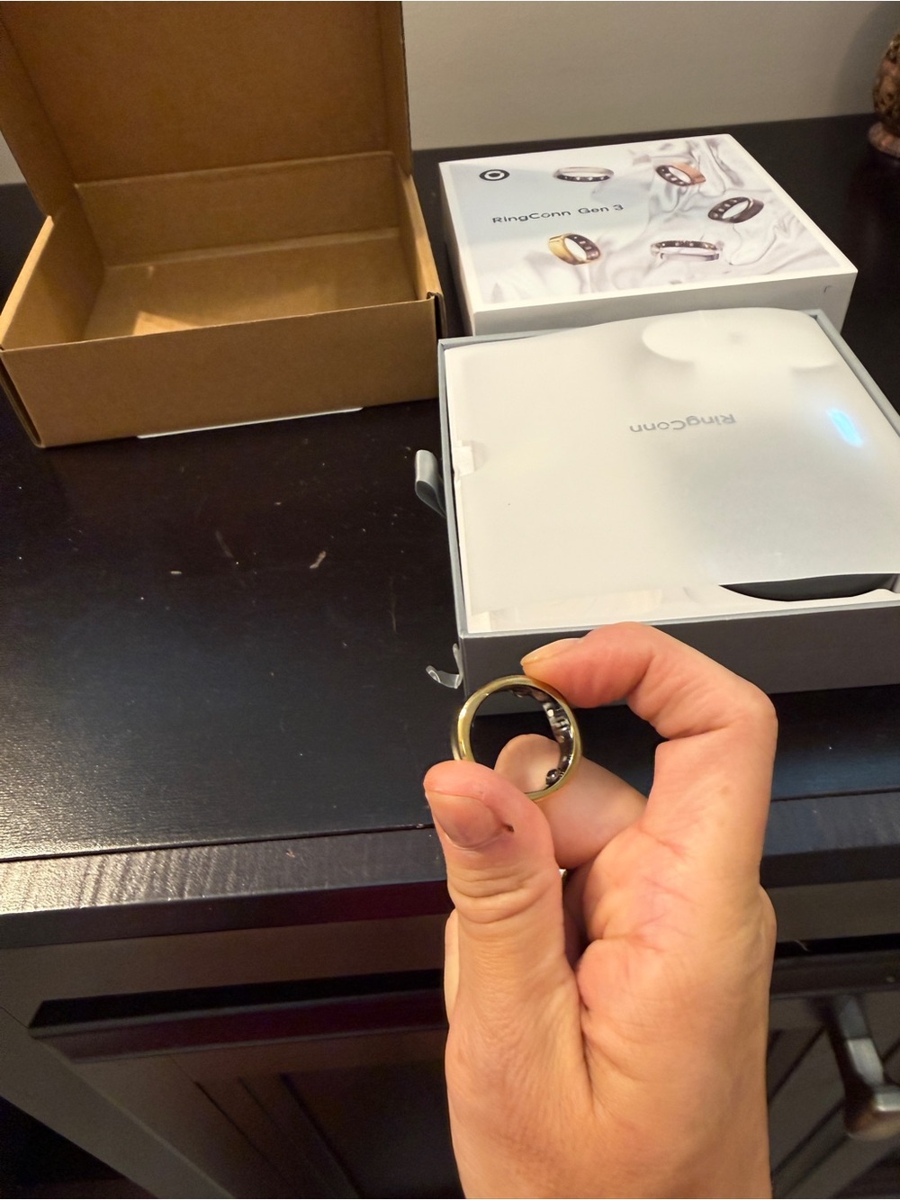 RingConn Gen 3 Gold size 9 - Picture 2 of 3